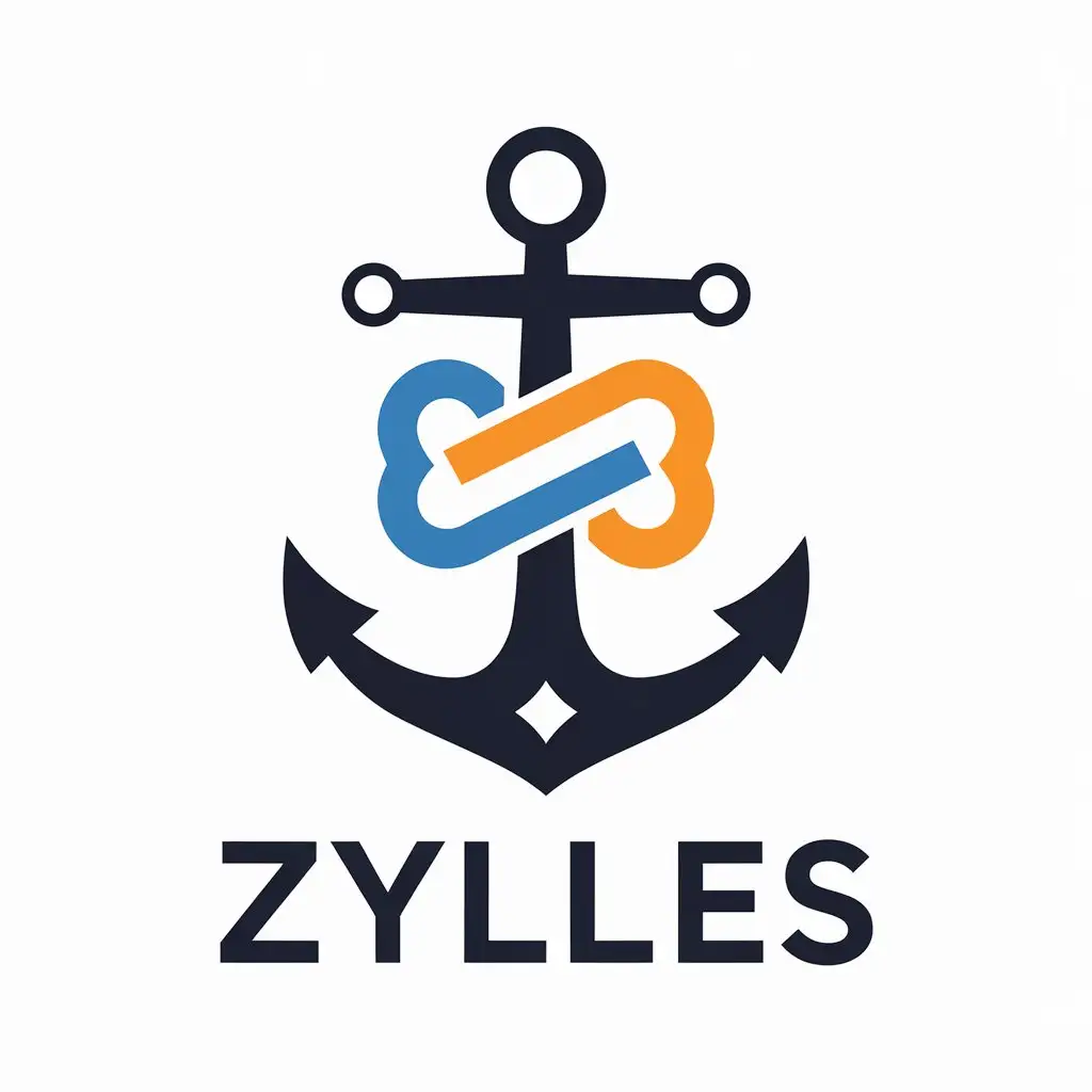 LOGO Design for Zylles Anchor and Infinity Symbol in Internet Industry