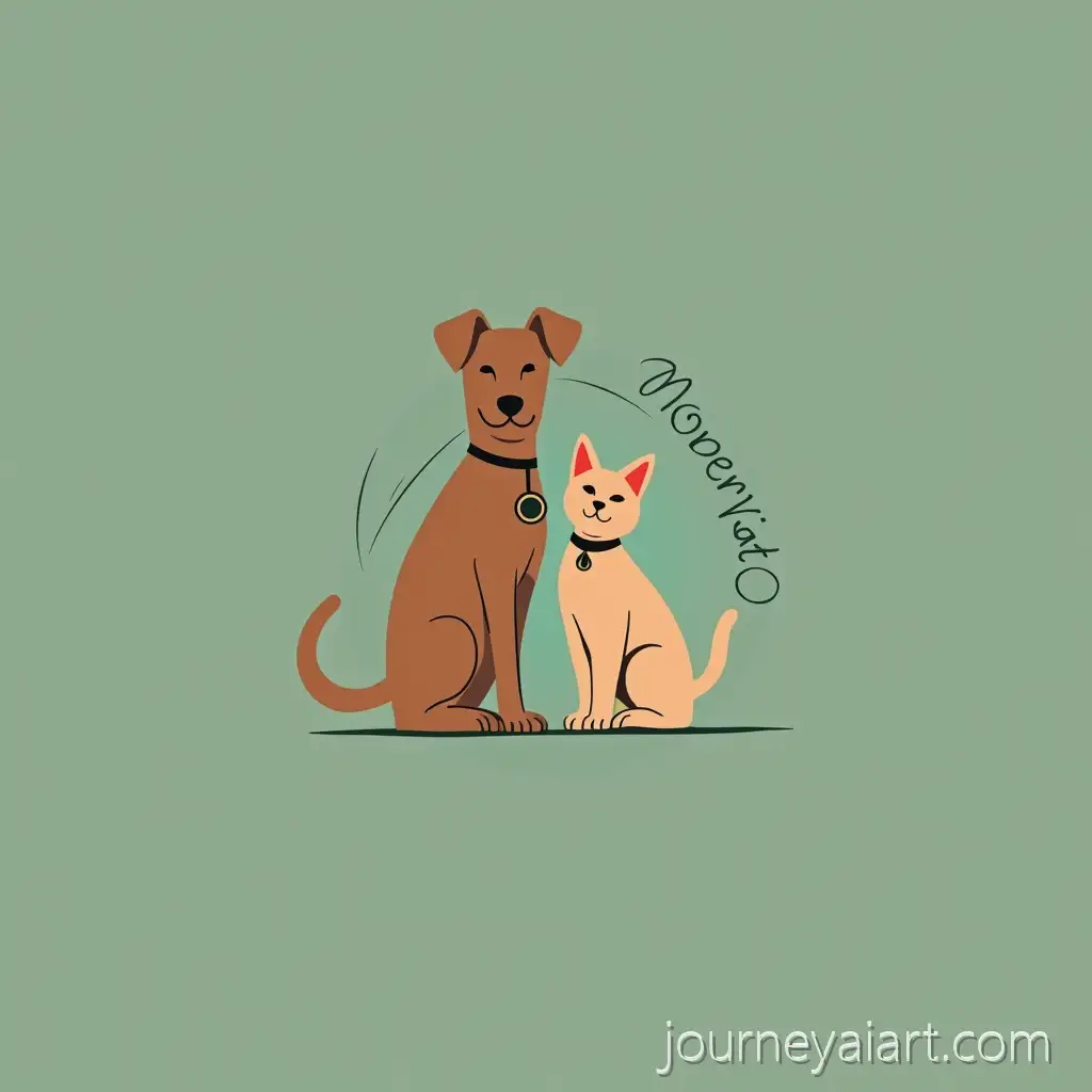 Modern-and-SophLogo-for-Veterinarian-Clinicisticated-Veterinary-Logo-Featuring-Dog-and-Cat-Figures