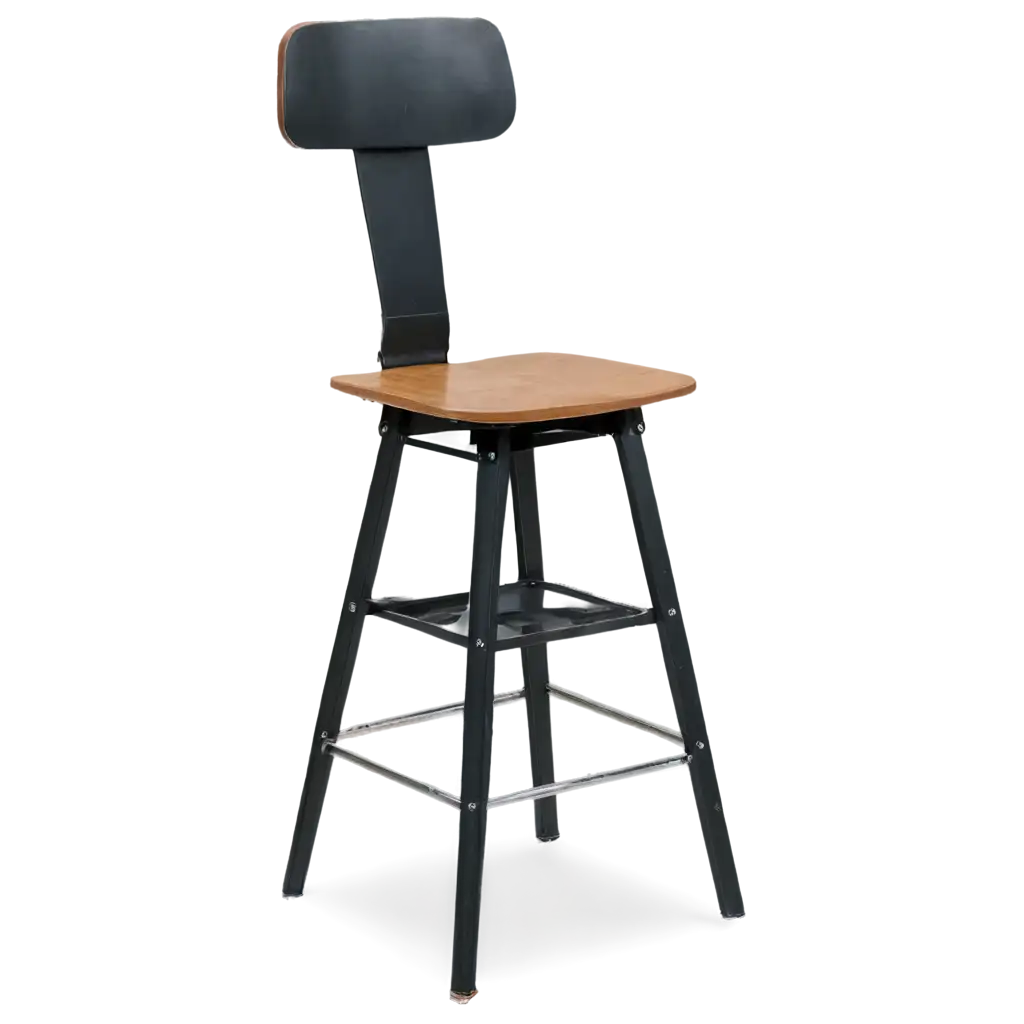 HighLeg-Workshop-Chair-PNG-Image-for-Clear-Versatile-Usage