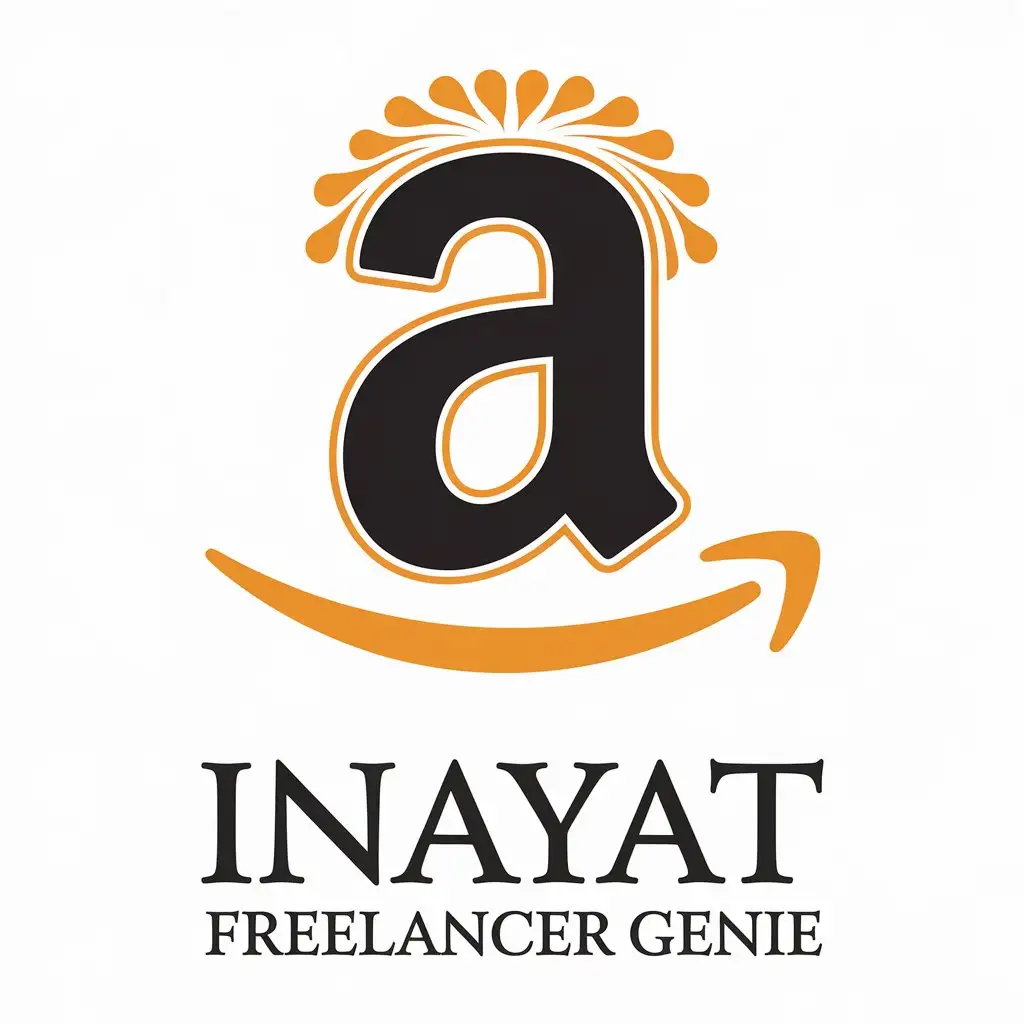 LOGO Design for Inayat Freelancer Genie AmazonInspired Complex Vector with Clear Background