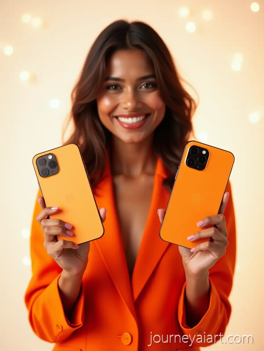 Festive-premium-iPhone-posterPremium-Festive-Promotional-Poster-Featuring-Confident-Indian-Woman-with-iPhone-17-Pro-Max