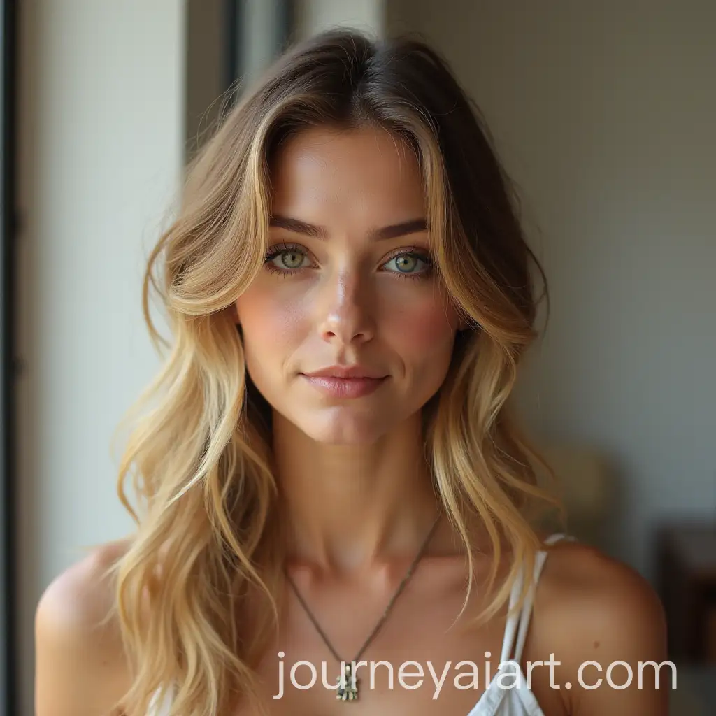 Beautiful-Young-Woman-in-a-Charming-Portrait