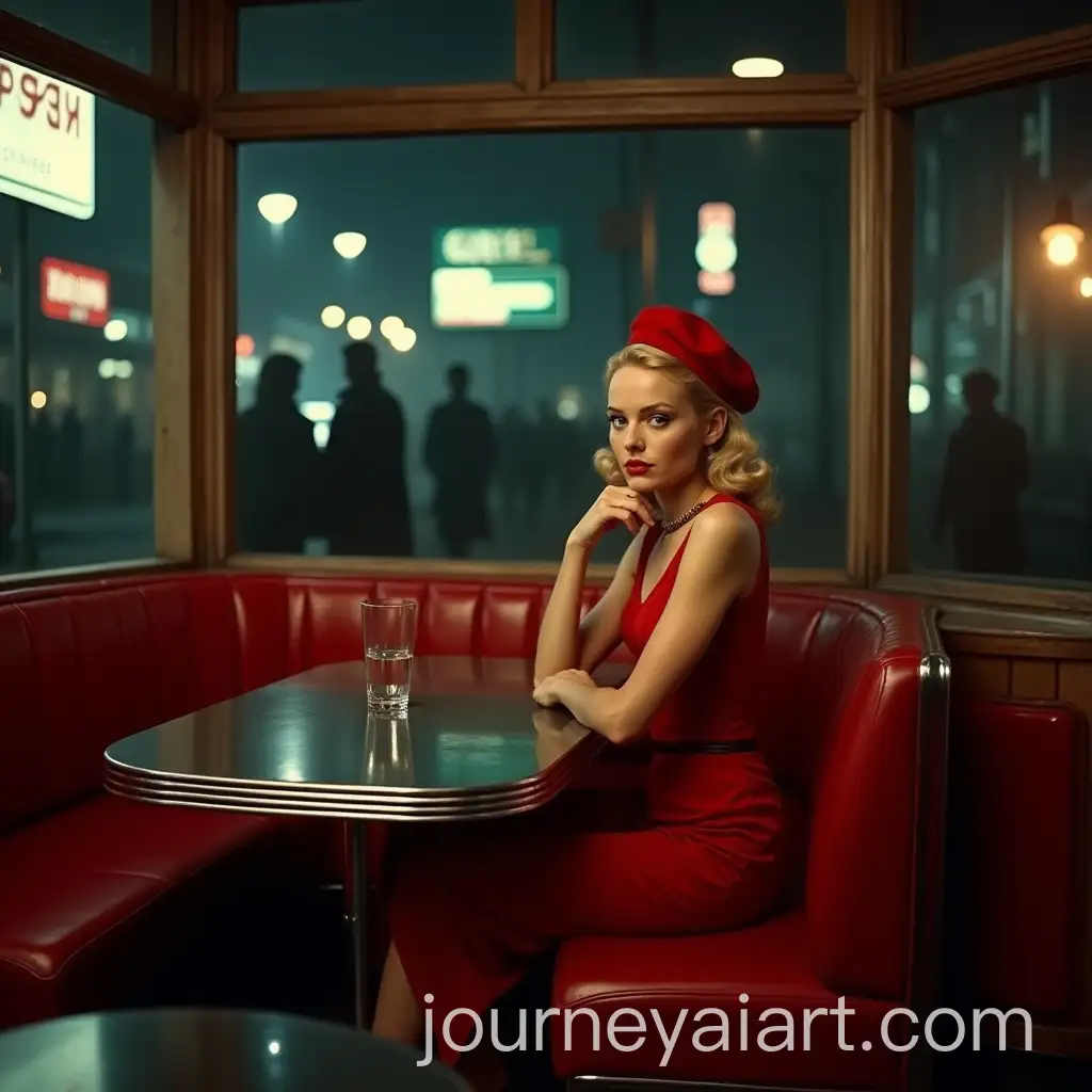 Solitary-Elegance-in-a-1950s-American-Diner-with-Melancholic-Atmosphere