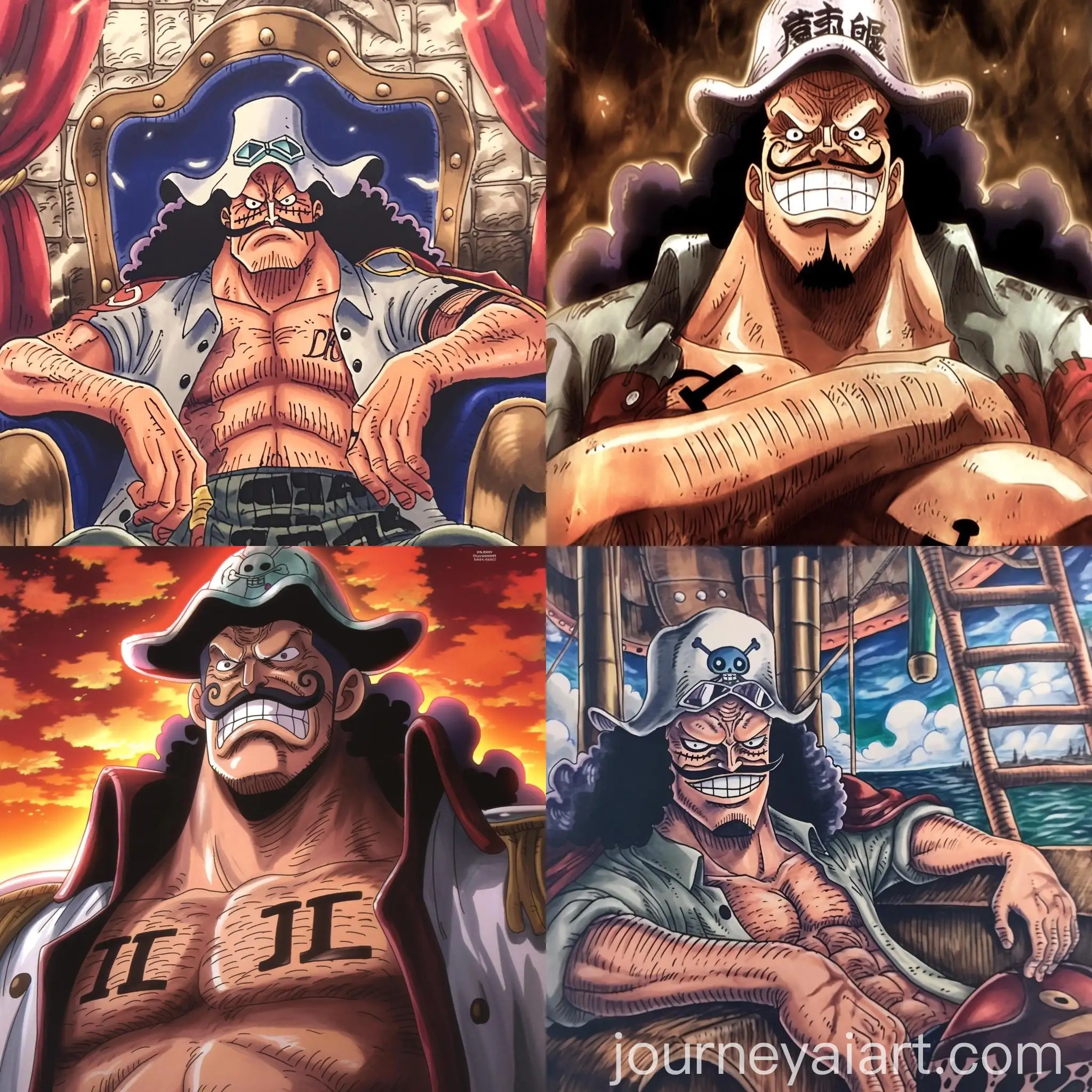 Watercolor-Manga-Character-Admiral-from-One-Piece
