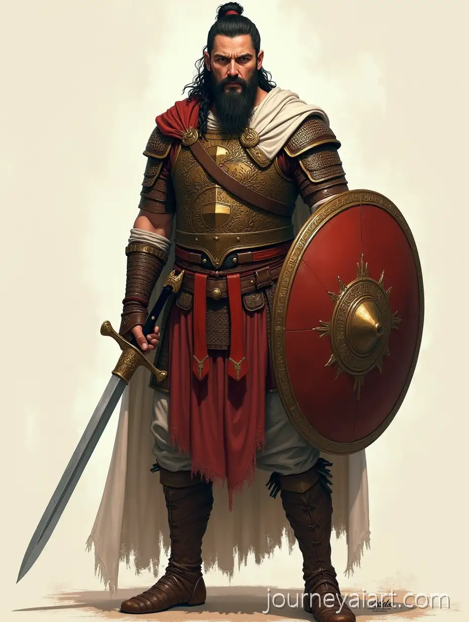 AncientAncient-warrior-character-profile-Warrior-Master-of-Sword-and-Shield-Combat