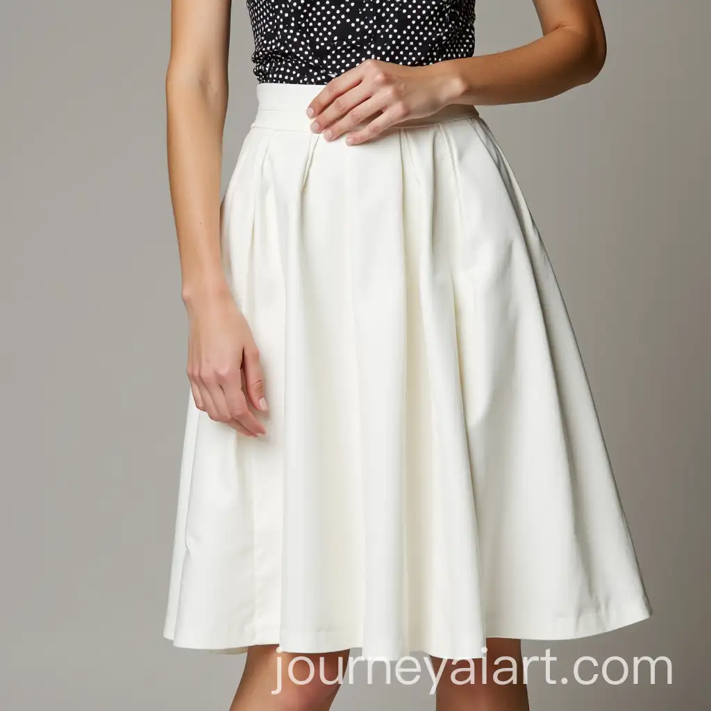 Woman-in-Elegant-White-Skirt-Standing-Gracefully