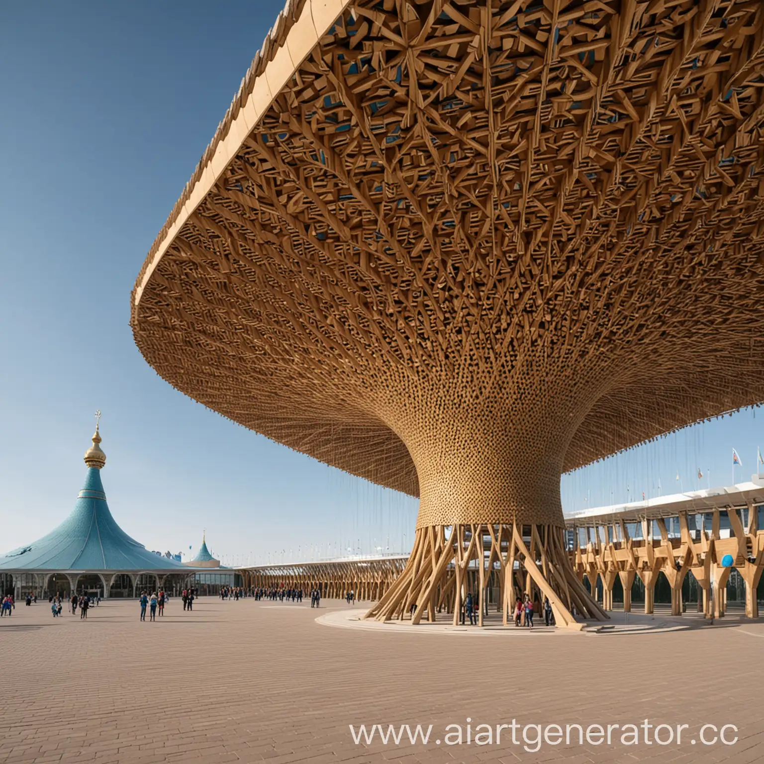 Traditional-Kazakh-Style-Pavilion-with-Regional-Flair