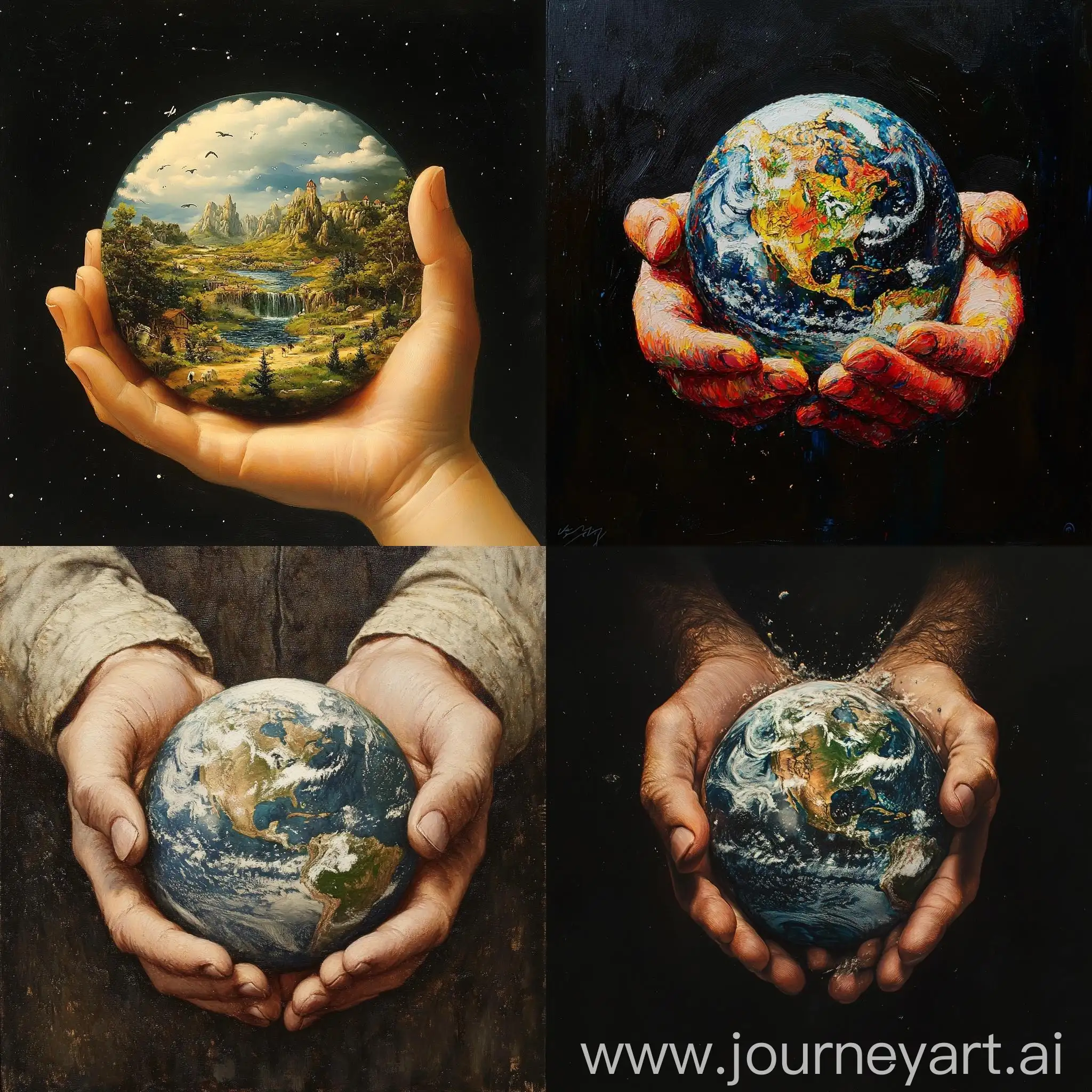 World-in-Your-Hands-A-Conceptual-Artwork-of-Global-Unity-and-Responsibility