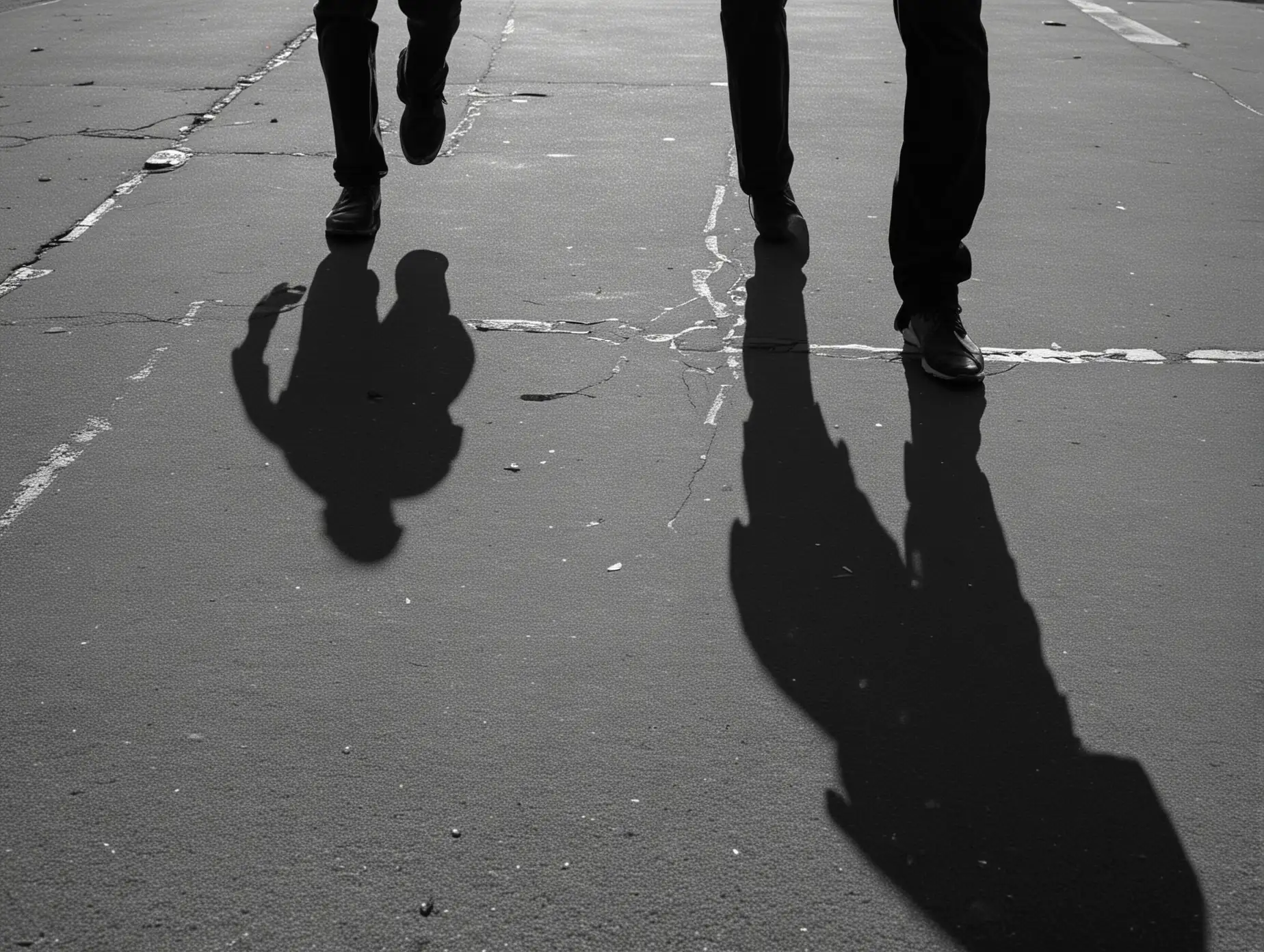 Children-Playing-Outdoors-Chasing-Shadows