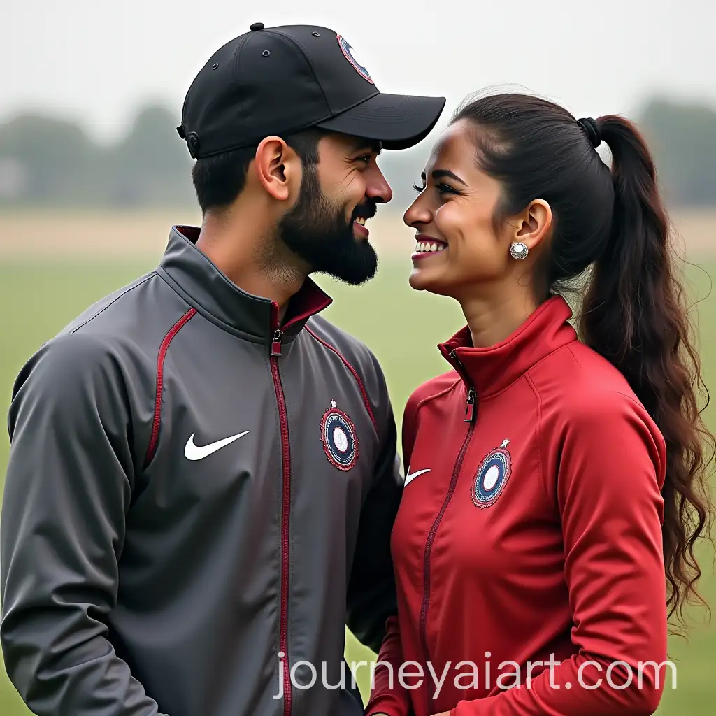 Virat-Kohli-and-Ritika-Sajdeh-Together-in-Portrait
