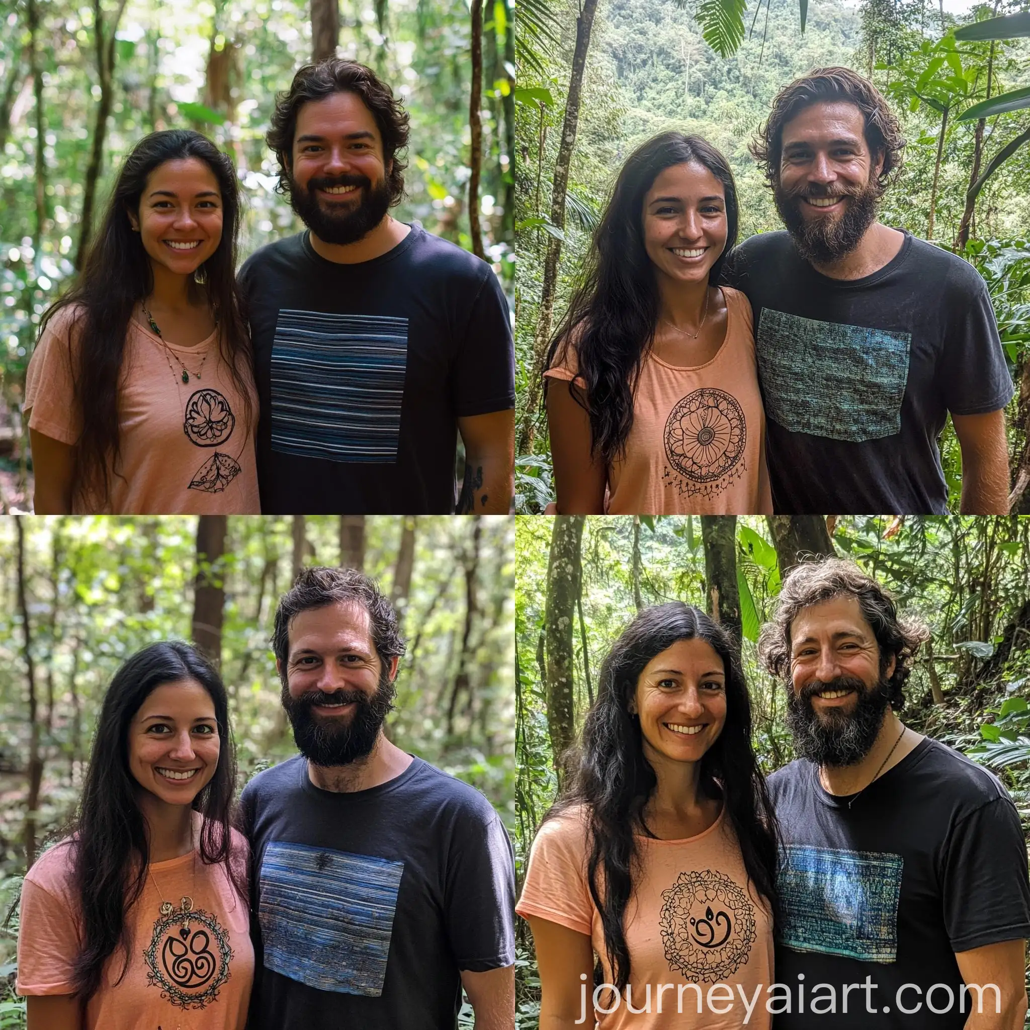 Couple-Enjoying-Serene-Forest-Moment
