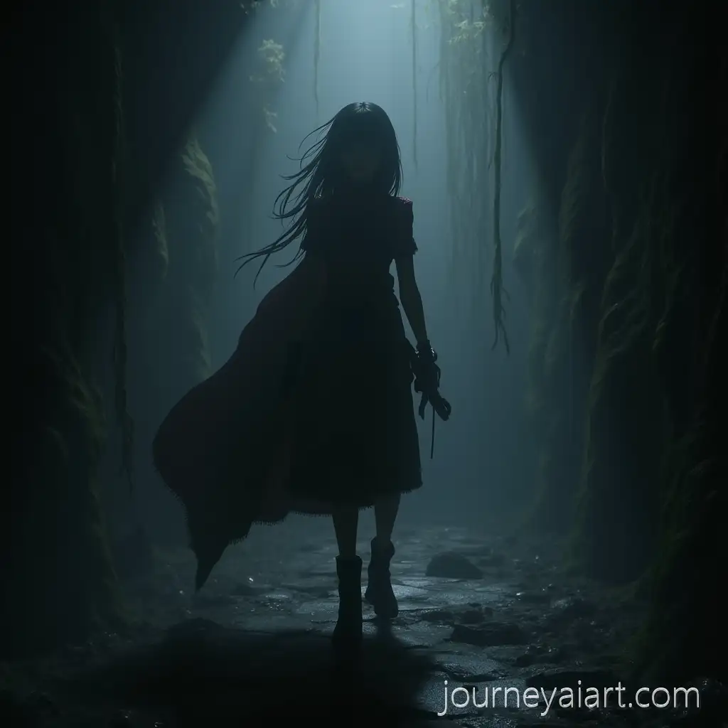 Mio-Amakura-as-a-Destiny-2-Hunter-Exploring-the-Ghosts-of-the-Deep-Dungeon