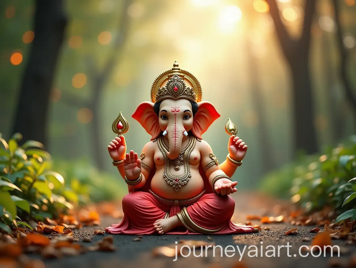 Lord-Ganesha-Meditating-in-a-Fantasy-Landscape