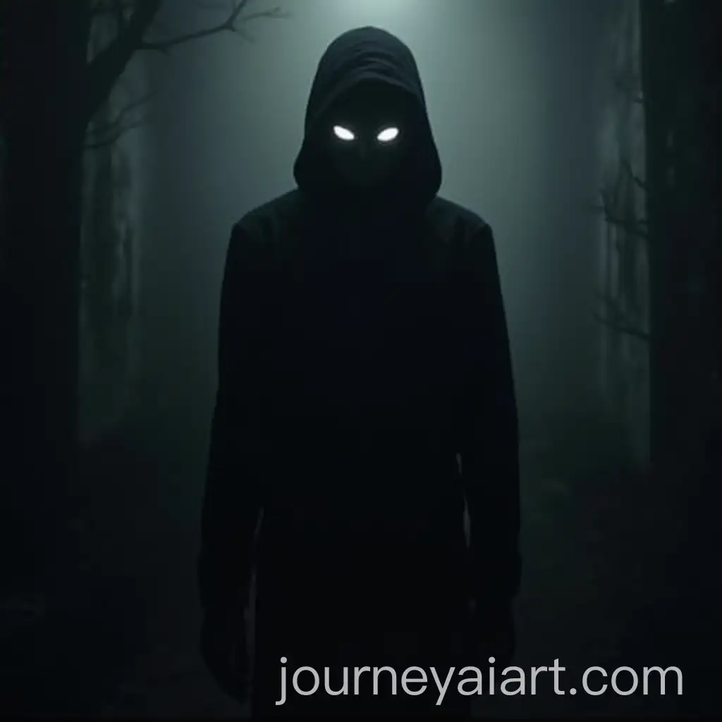 Mysterious-Dark-Shadow-with-Glowing-Eyes-in-a-Gloomy-Environment