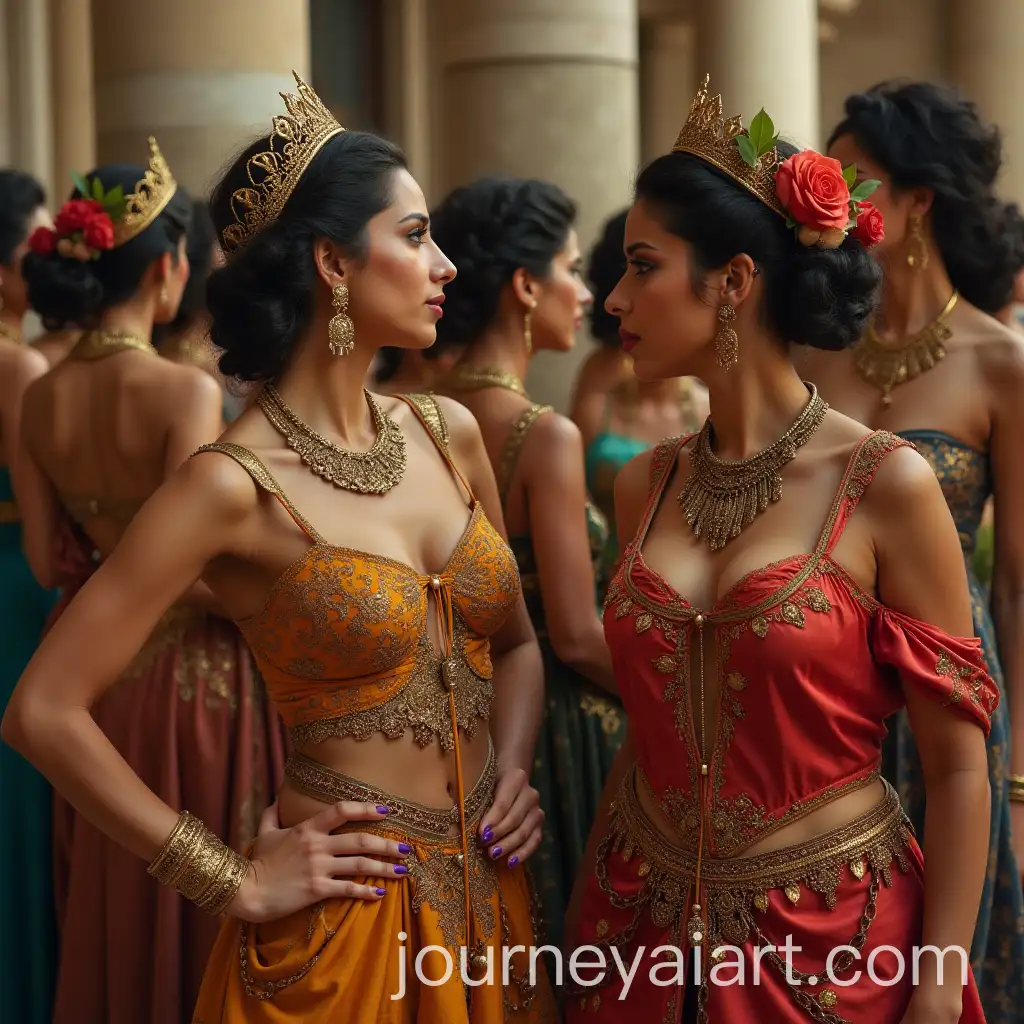 Latina-Women-in-a-Majestic-Palace-Harem