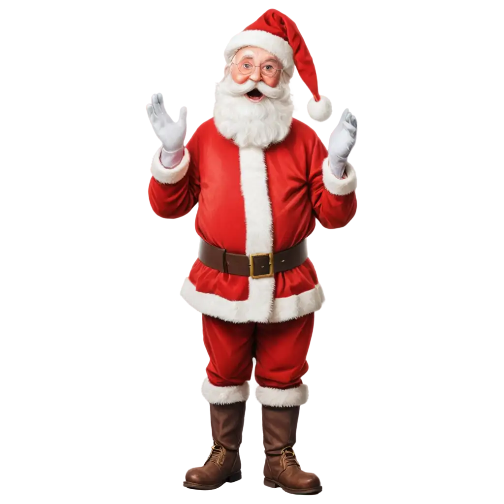 Cheerful-Santa-Claus-PNG-VibrantPNG-Image-Usage-Analysis-Festive-Cartoon-for-Christmas-Decorations-Designs