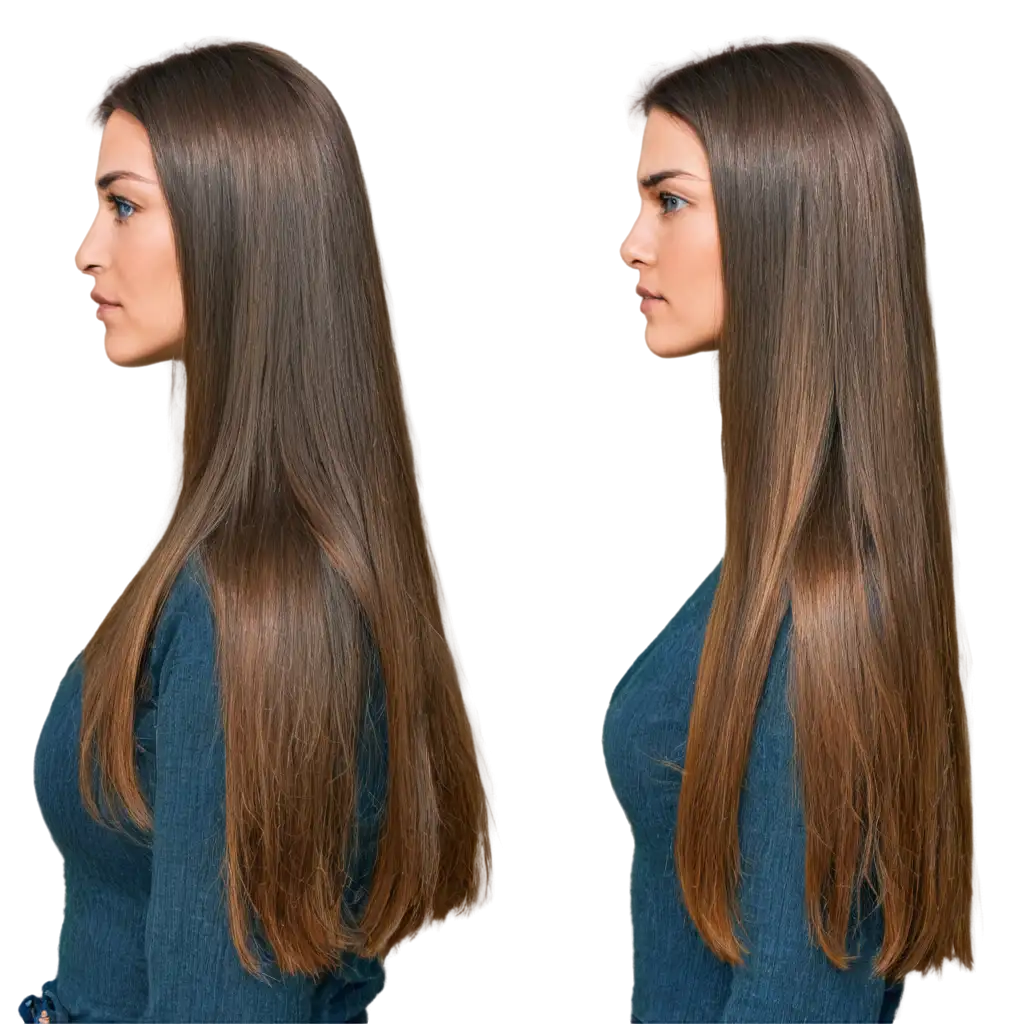 Before-and-After-Hair-Straightening-Using-Natural-Products-HighQuality-PNG-Image