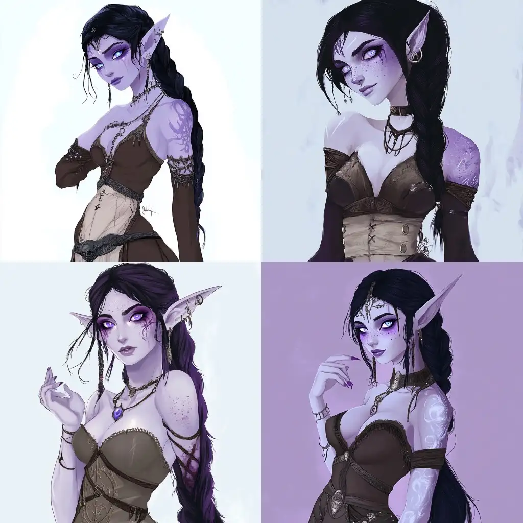 Dark-ElfAI-Art-Prompt-Expansion-Warrior-with-Scars-Freckles-and-Unique-Eyes-in-Fantasy-Art-Style