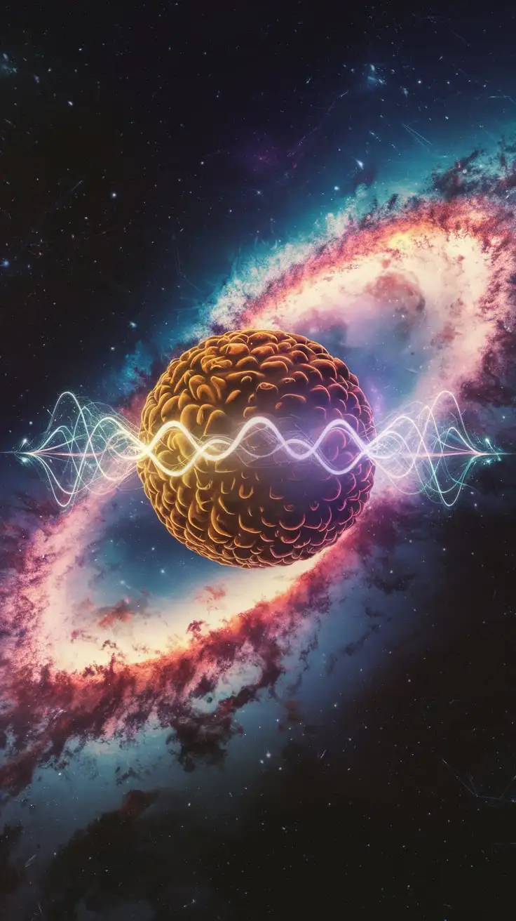 Cosmic Vibrations Sacred Frequencies in 3D Graphic Design