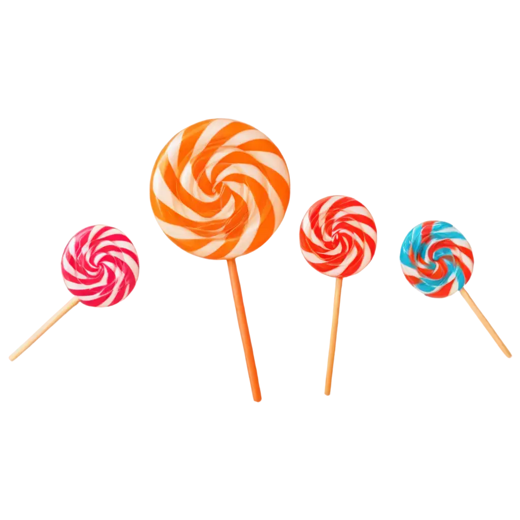 Colorful-Swirled-Lollipop-PNG-HighQuality-Transparent-Background-Image-for-Versatile-Use