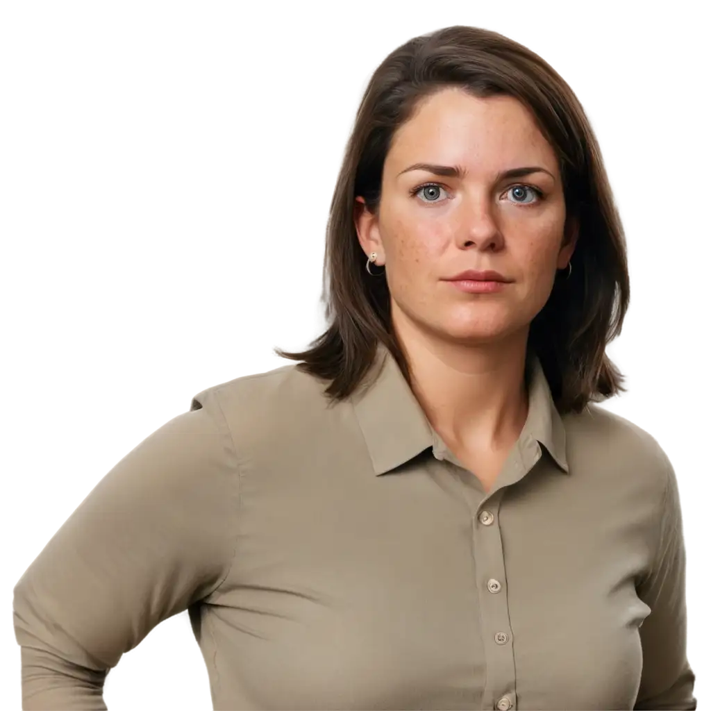 Realistic-PNG-Portrait-of-a-40YearOld-American-Woman-with-Diverse-Facial-Features