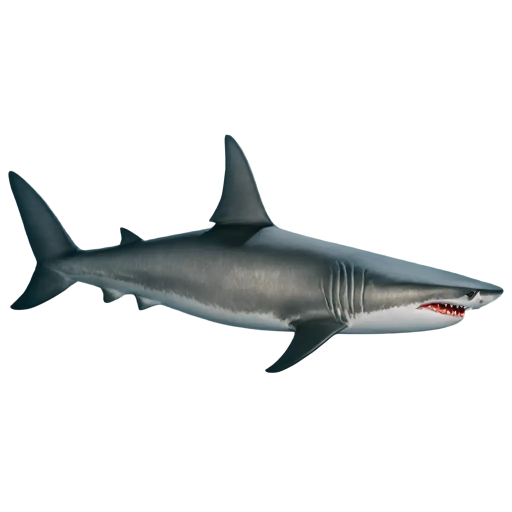 can u make a shark without background and realistic