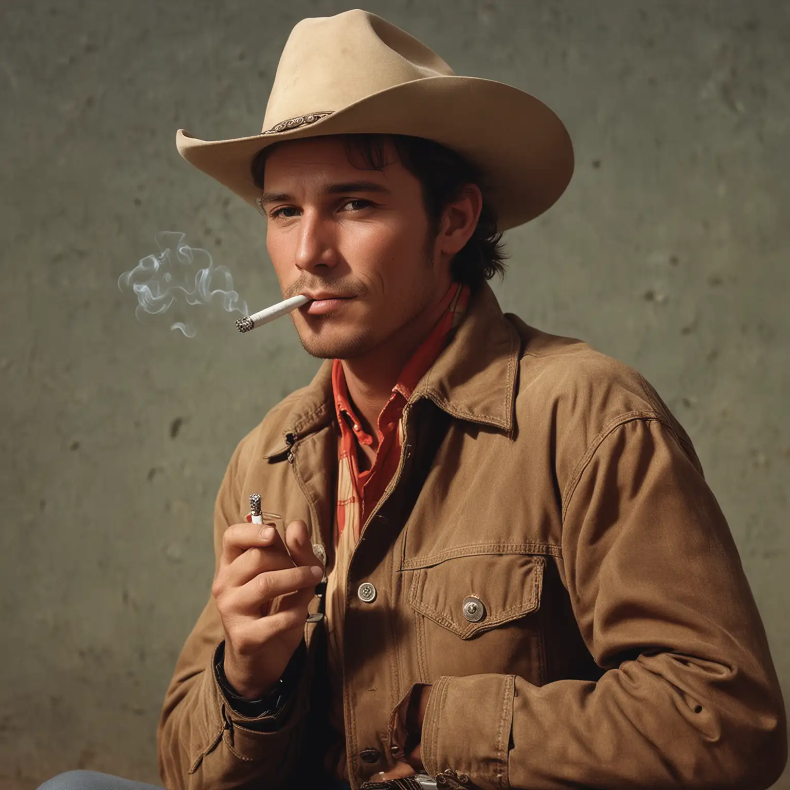 Stylish-Cowboy-Smoking-a-Marlboro-Cigarette