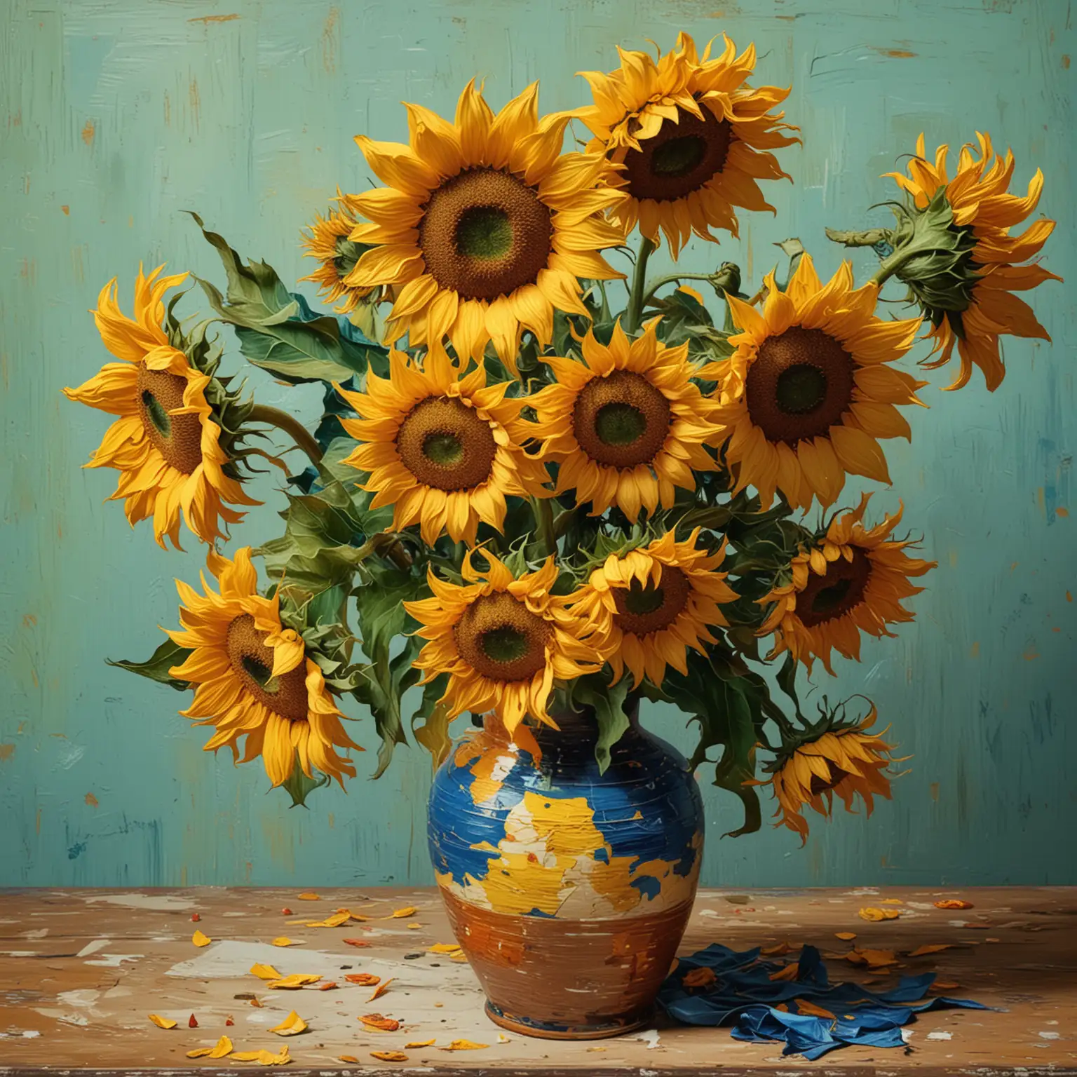 Vivid-Recreation-of-Vincent-van-Goghs-Vase-with-Twelve-Sunflowers