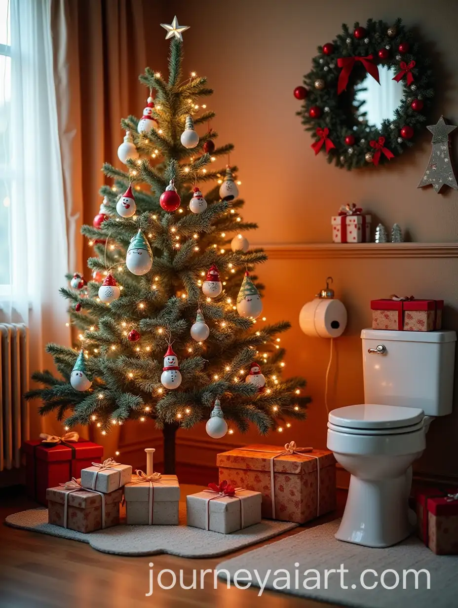 New-Years-Celebration-with-Unique-SanitaryThemed-Tree-Decorations