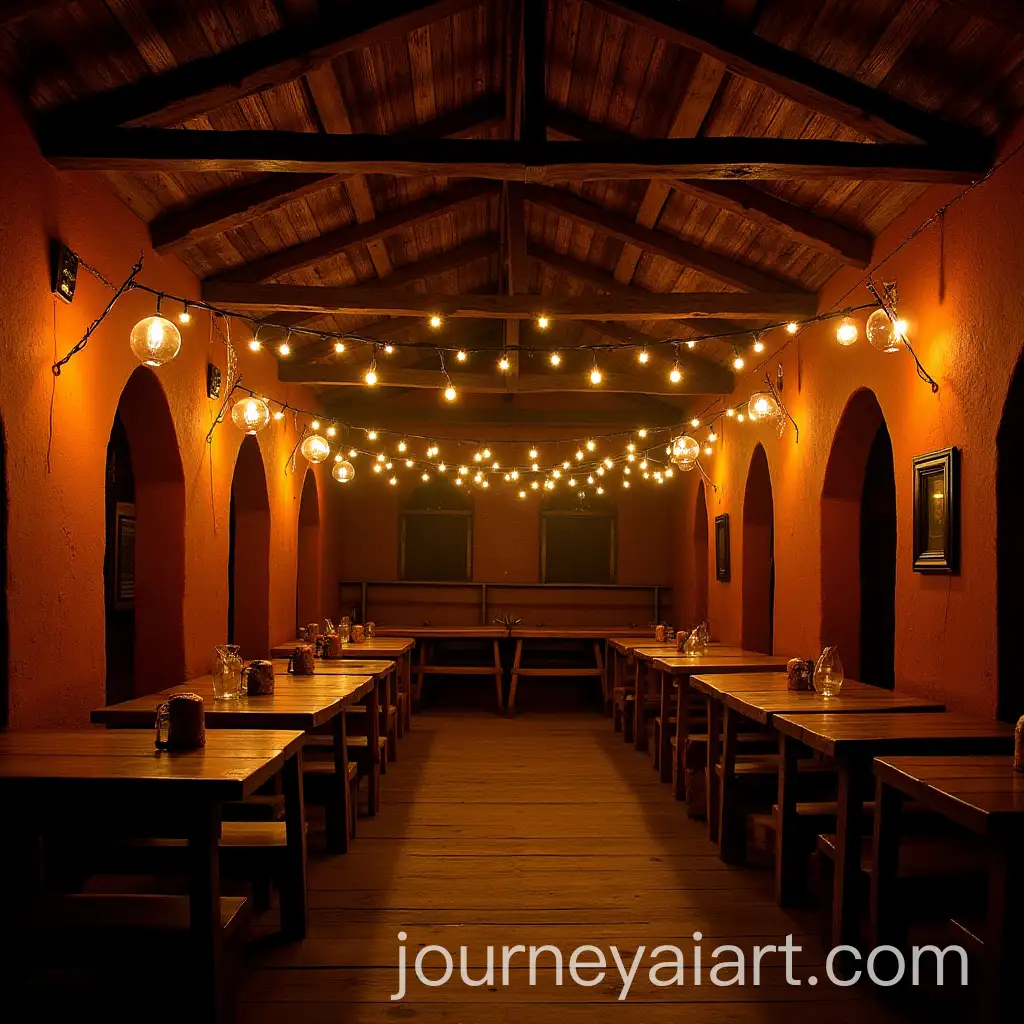 Rustic-Kerala-Toddy-Shop-with-Amber-Hues-and-Coconut-Leaf-Roof
