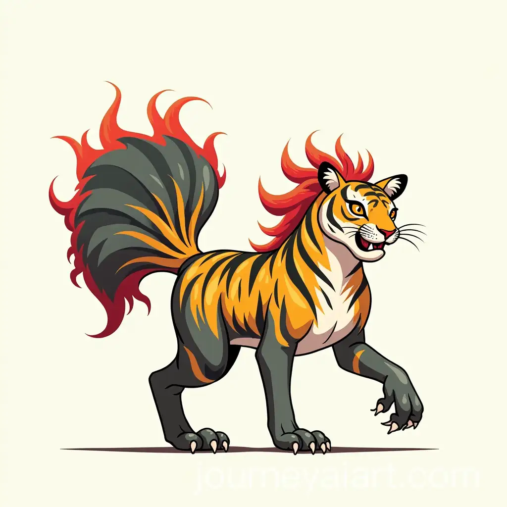 Hybrid-Tiger-Gamecock-Creature-Illustration
