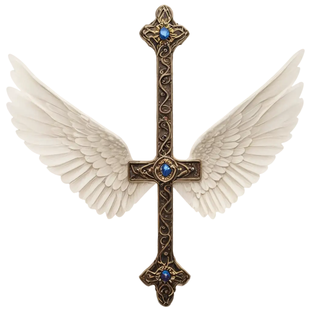 Winged-Cross-PNG-Image-Symbolic-Artwork-for-Spiritual-and-Decorative-Use