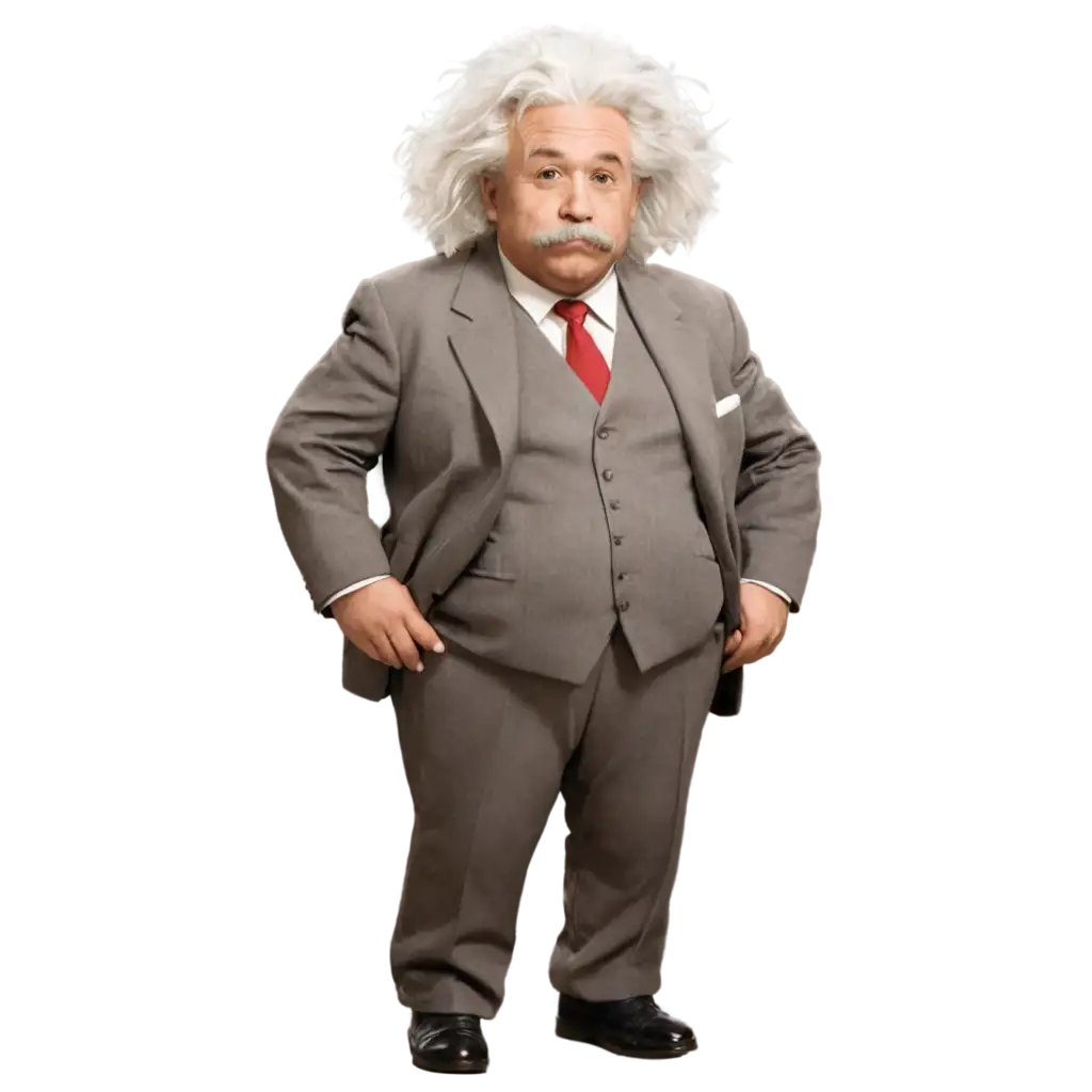 Fat-Einstein-PNG-Image-Creative-Concept-and-Application-Scenarios