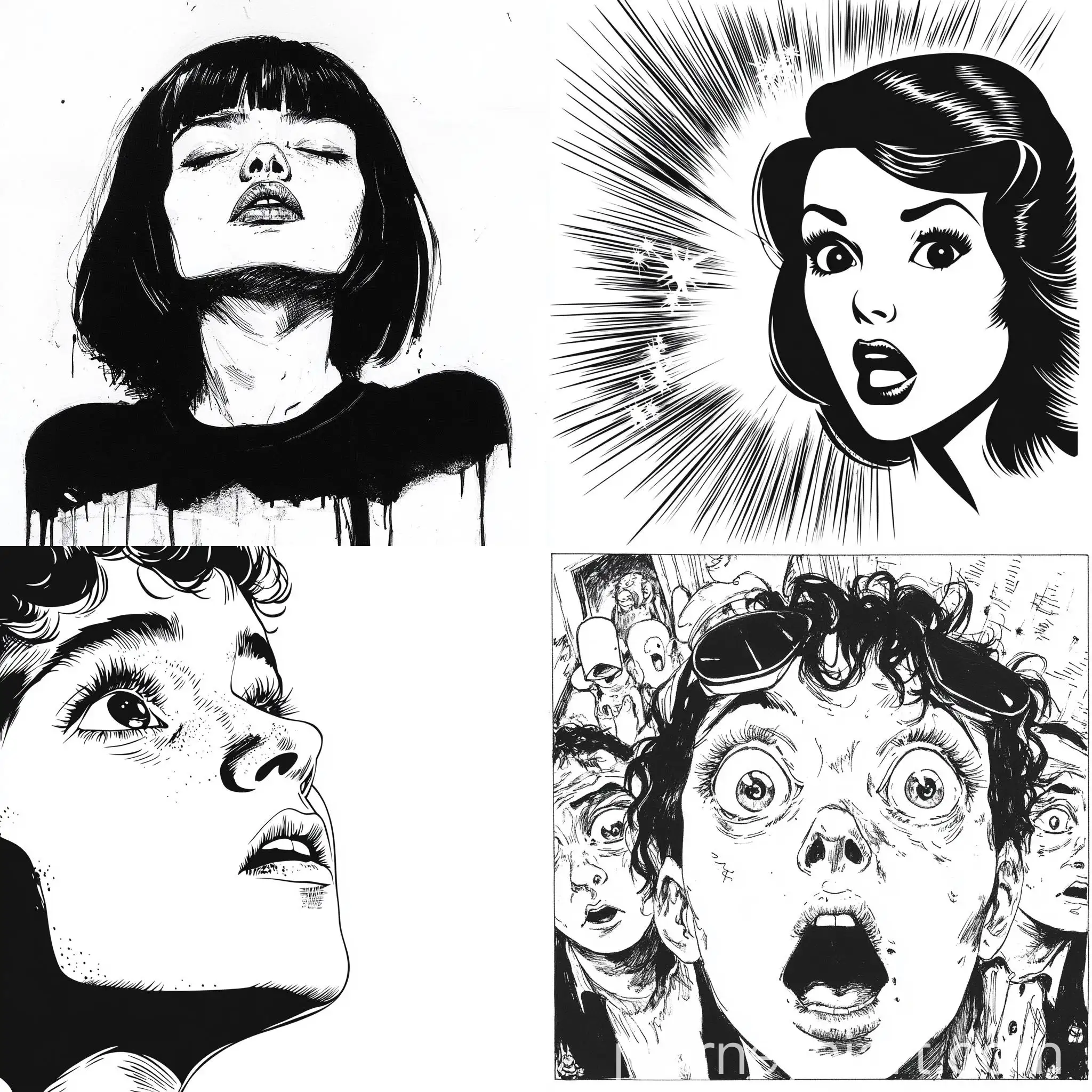 Comic-Characters-in-White-Background