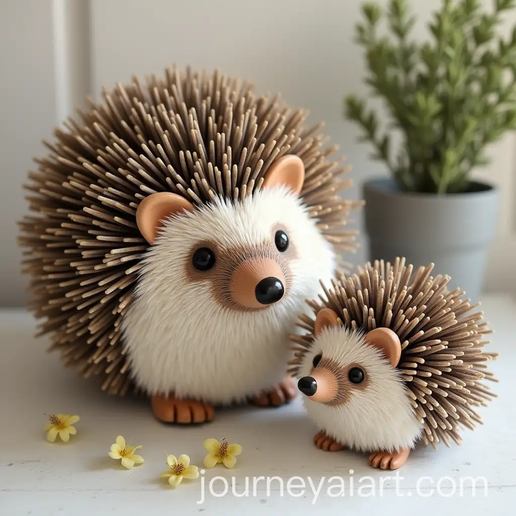Cute-Hedgehogs-Decorated-with-Colorful-Patterns-and-Accessories