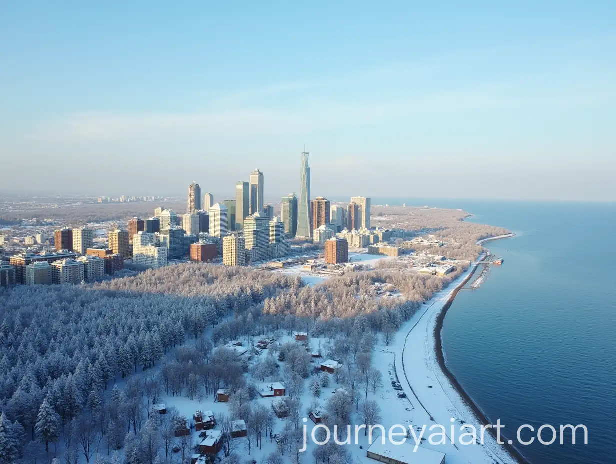 Winter-Cityscape-on-the-Black-Sea-Coast-in-January