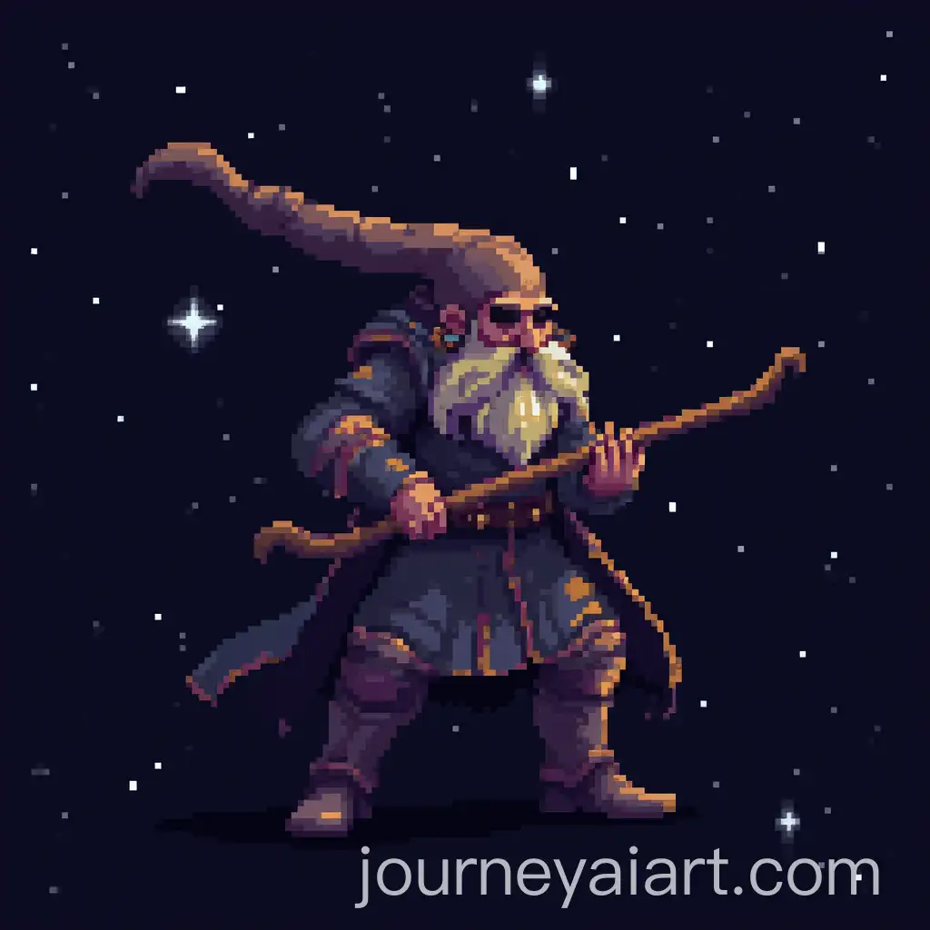 Dwarf-Bow-in-Space-Pixel-Art
