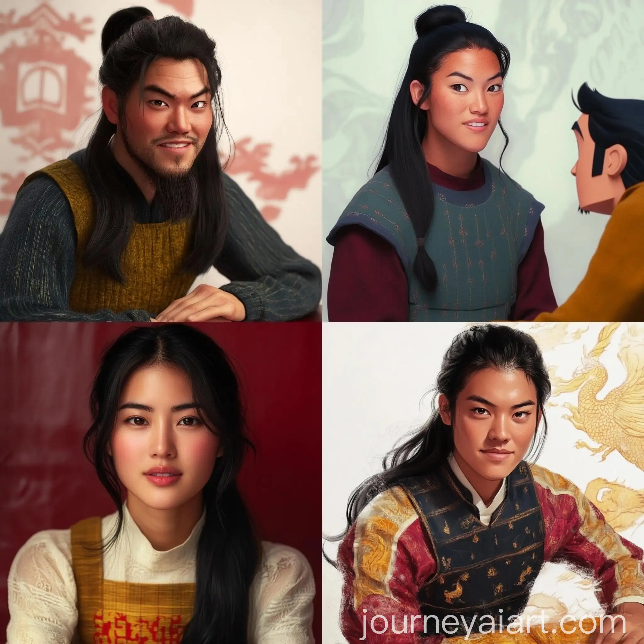 Mulans-Shan-Yu-Villain-Confrontation-in-Fantasy-Landscape