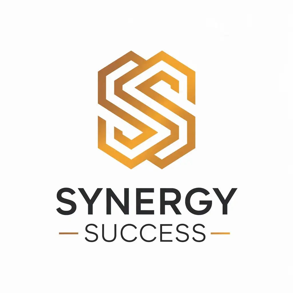 LOGO Design For Synergy Success Vector Design with SS Symbol for Finance Industry