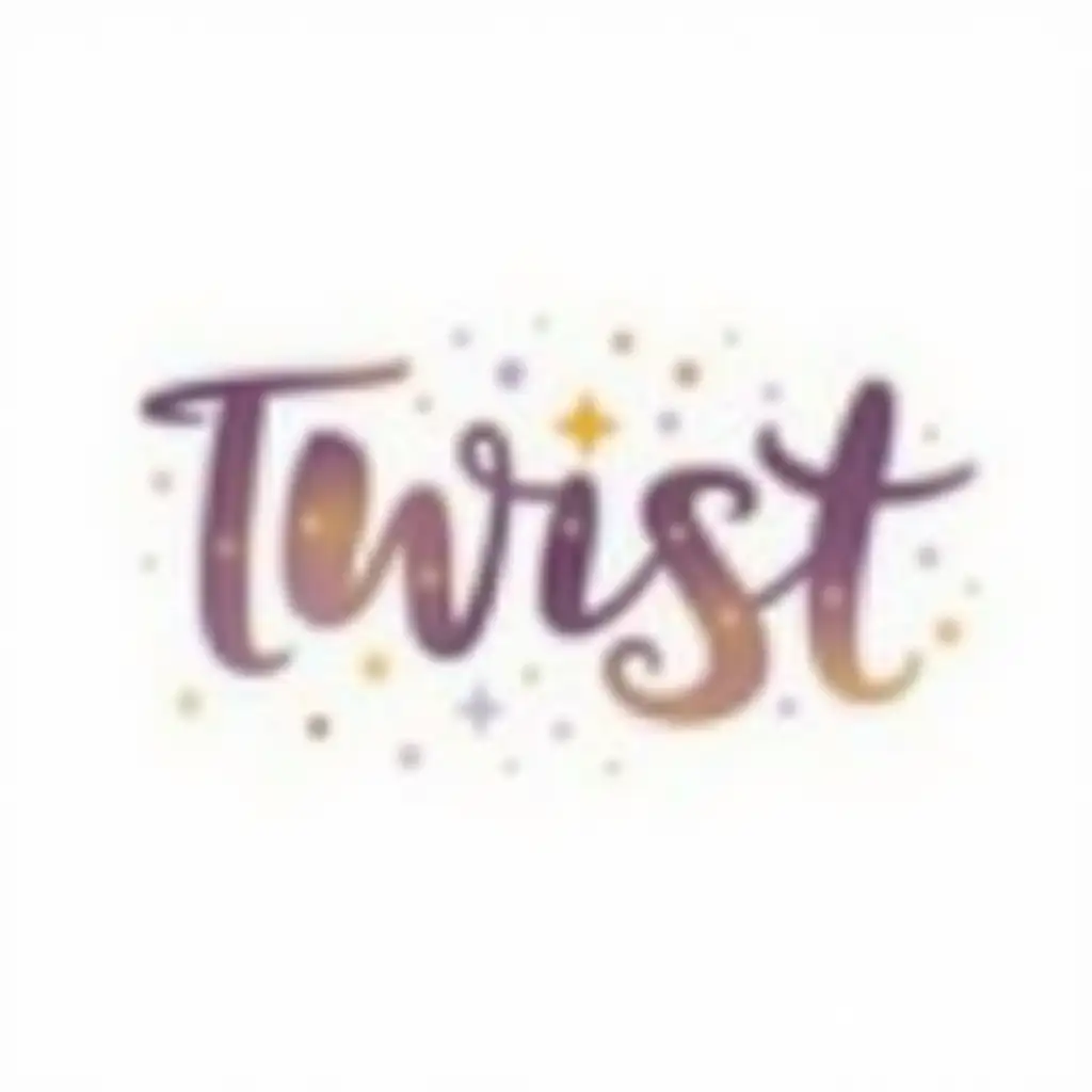 AI-Image-Prompt-ExpansionModern-Twist-Logo-with-Gold-and-Purple-Typography-Festive-Design