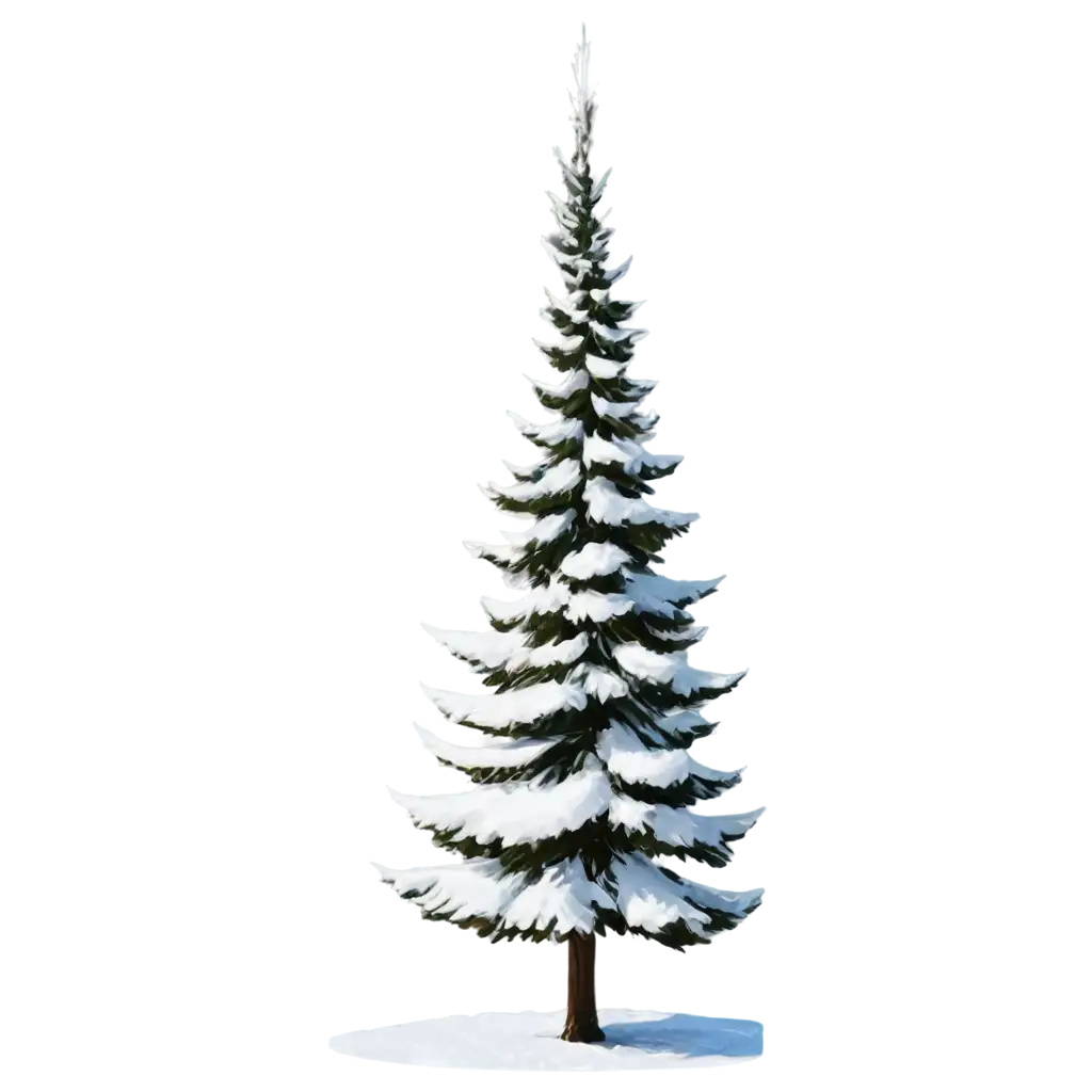 Snowy-Conical-Tree-PNG-Image-for-Holiday-and-Seasonal-Designs