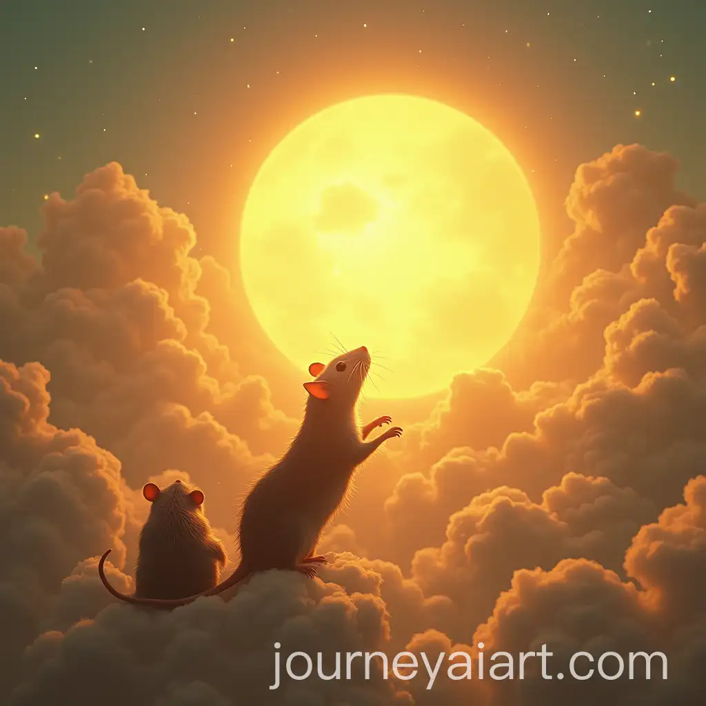 Rats-Playing-with-the-Sun-as-a-Ball-in-the-Clouds