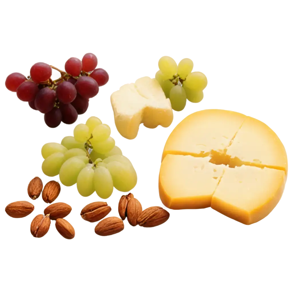 Delicious-Cheese-Grapes-and-Nuts-PNG-Image-for-Culinary-and-Lifestyle-Themes