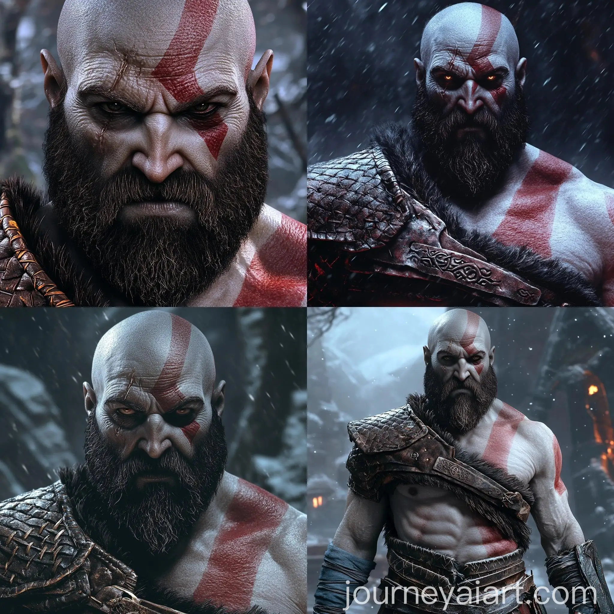 Mythical-God-of-War-Battling-in-Cosmic-Arena