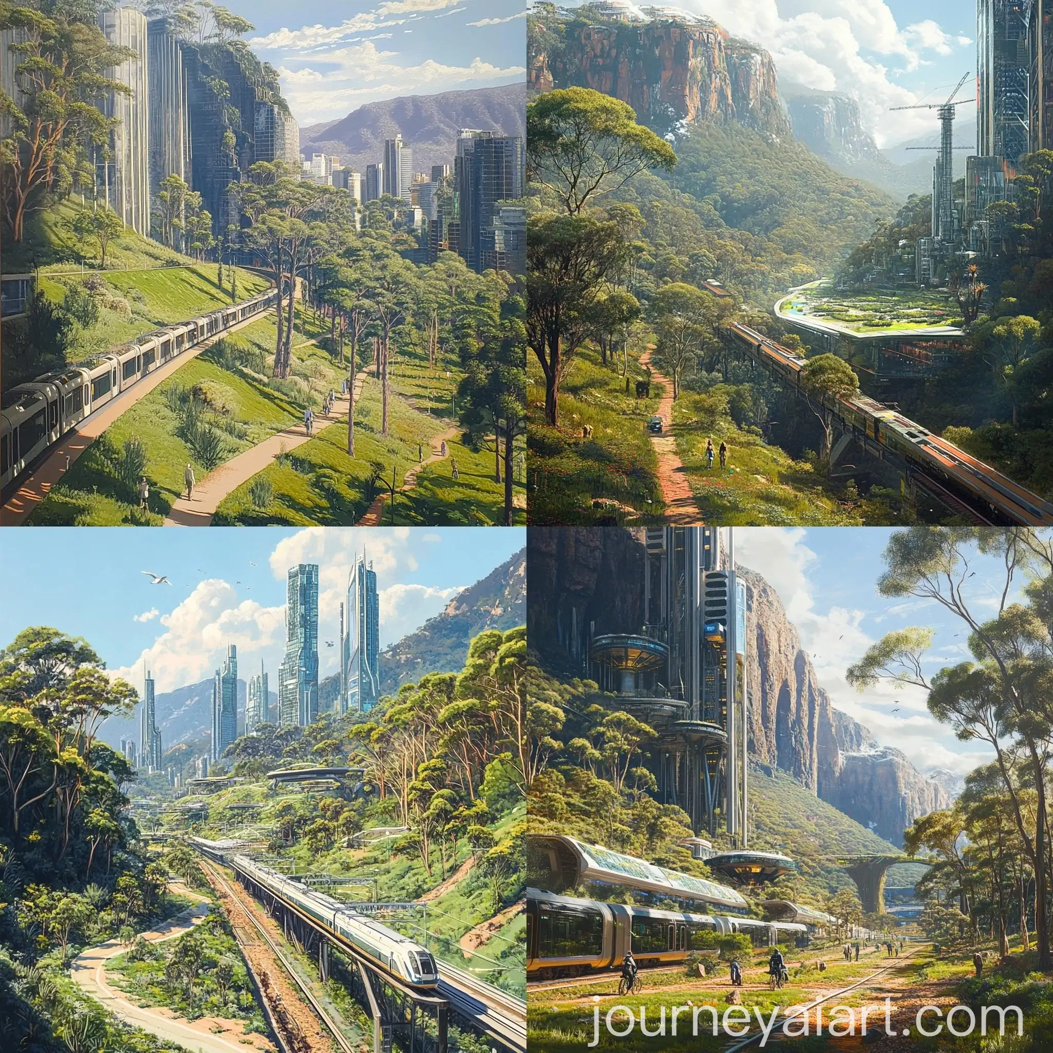 Australian-Landscape-with-Futuristic-City-and-Greenhouses
