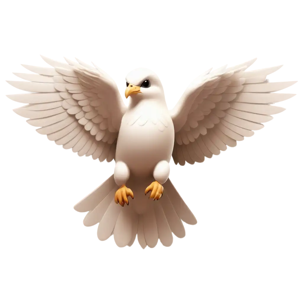 Chibi-Dove-Attacking-Eagle-PNG-Image-for-Creative-Projects