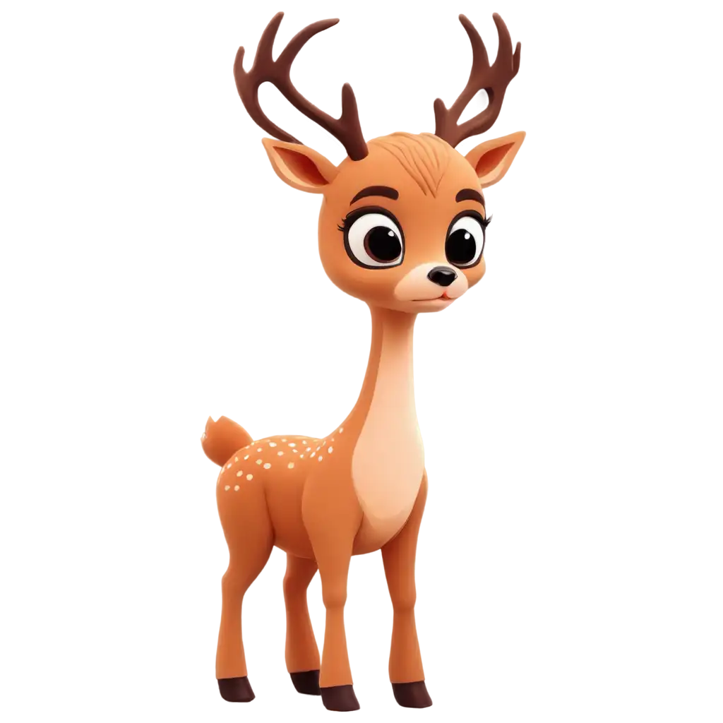 Sad-Deer-Cartoon-PNG-HighQuality-Image-for-Various-Creative-Uses