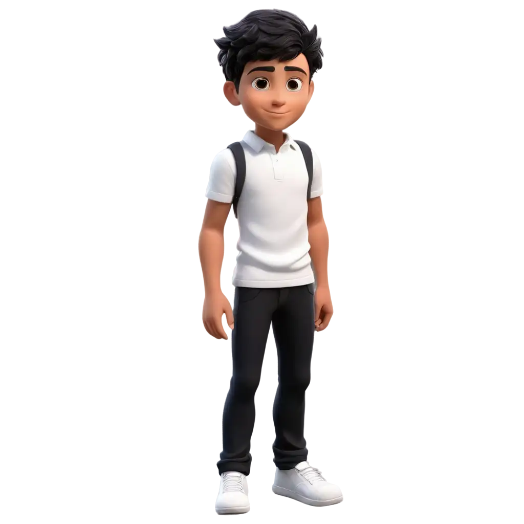 Smart-Boy-in-White-Shirt-and-Black-Trousers-PNG-2D-Pixelated-Image-for-InGame-Use