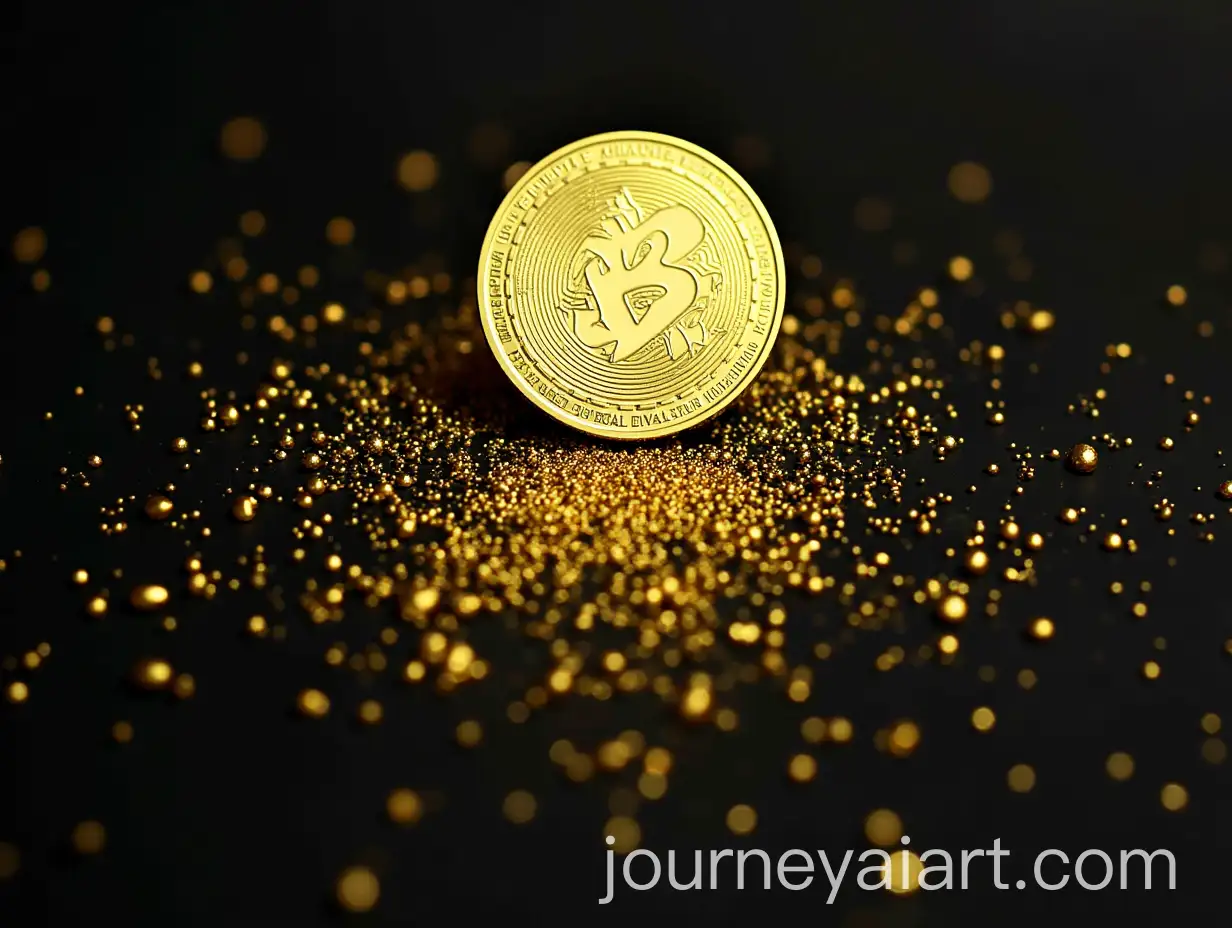 Binance-Smart-Chain-Blockchain-and-Binance-Token-Visual-Representation