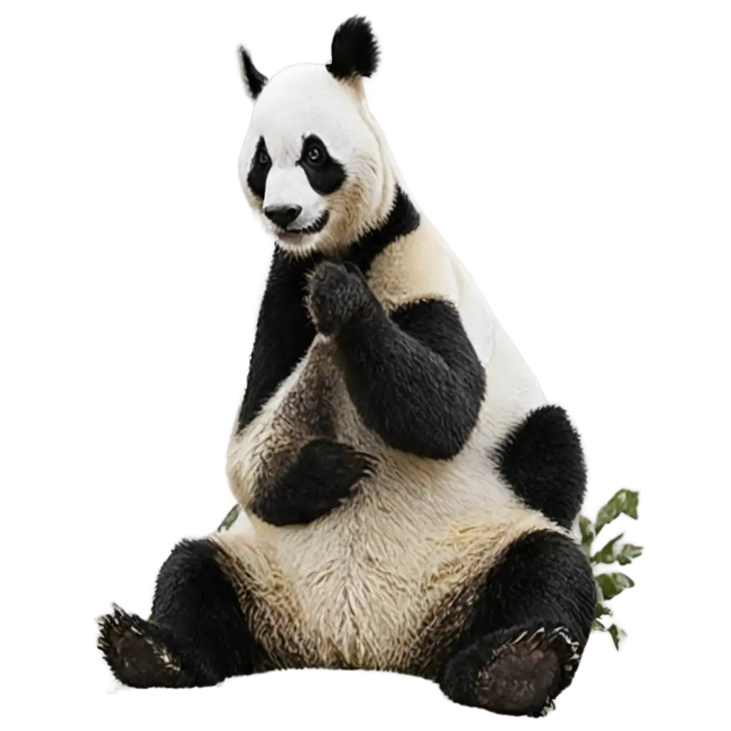 HighQuality-Panda-PNG-Image-Capturing-the-Essence-of-Playfulness-and-Serenity